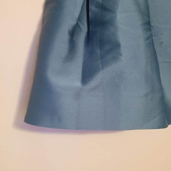Lord & Taylor | Women's Dark Green Silk Blend Circle or Skater Skirt (Size 14) - Picture 5 of 12